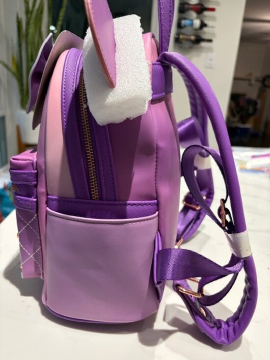 NWOT Loungefly Disney The Minnie Mouse Classic Series Backpack Lavender Haze - Picture 2 of 6